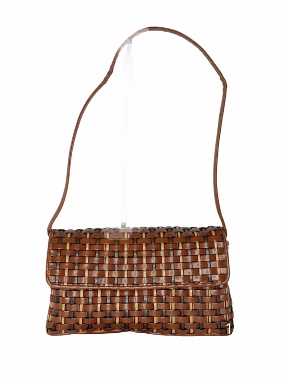 None West Woven Crossbody Bag in two-tone Brown